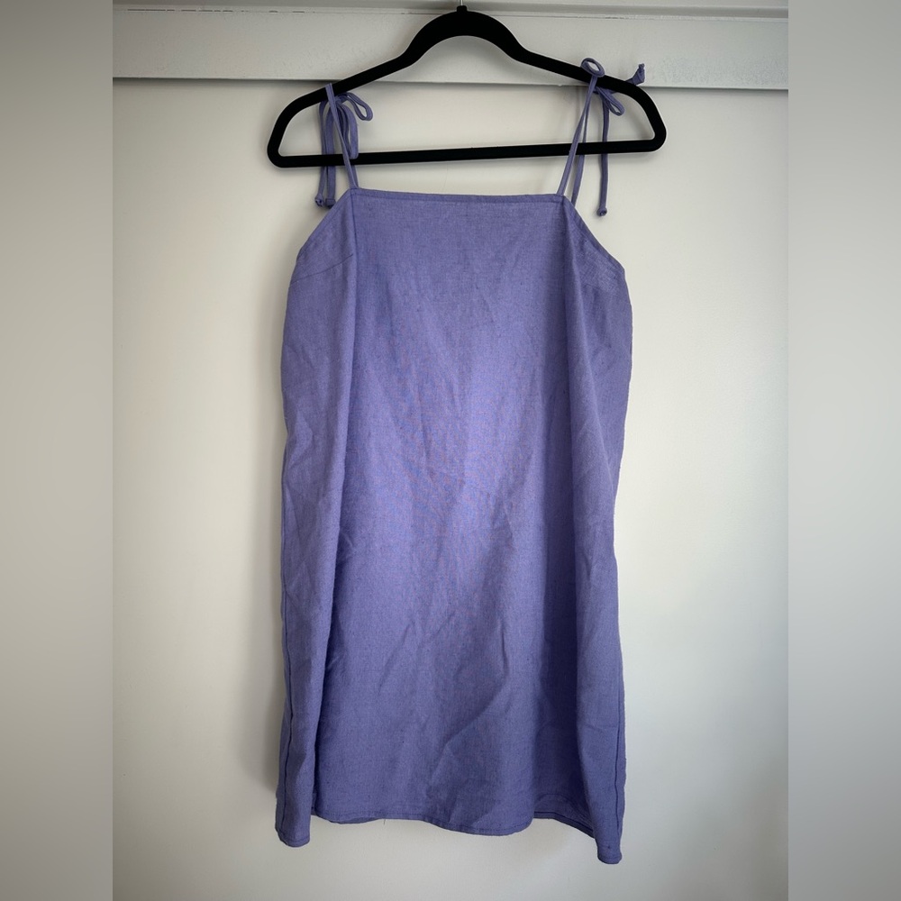 Urban Outfitters Lilac Tie Strap Mini Dress